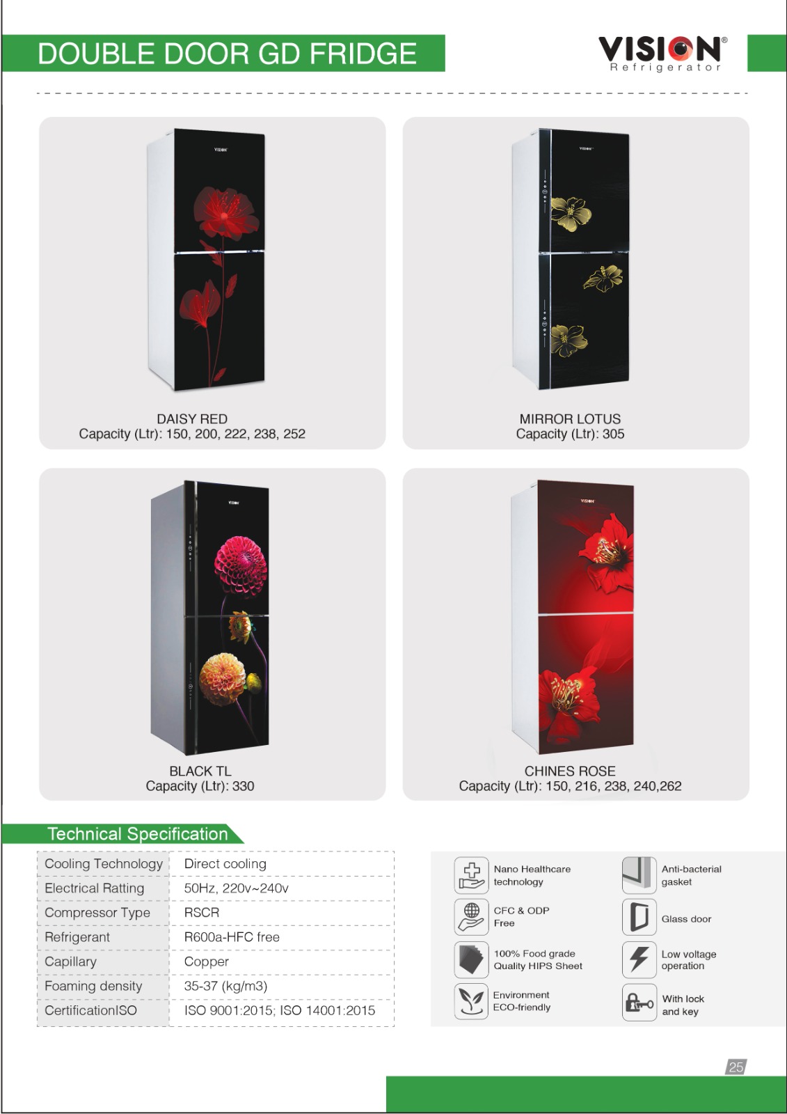 Réfrigérateurs Glass Door Premium